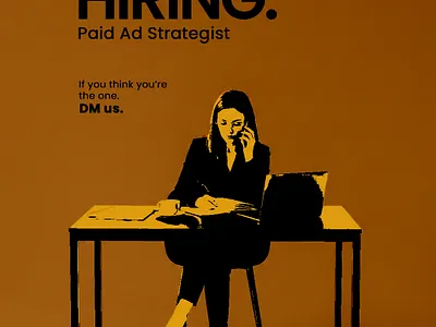 Hiring post. graphic design