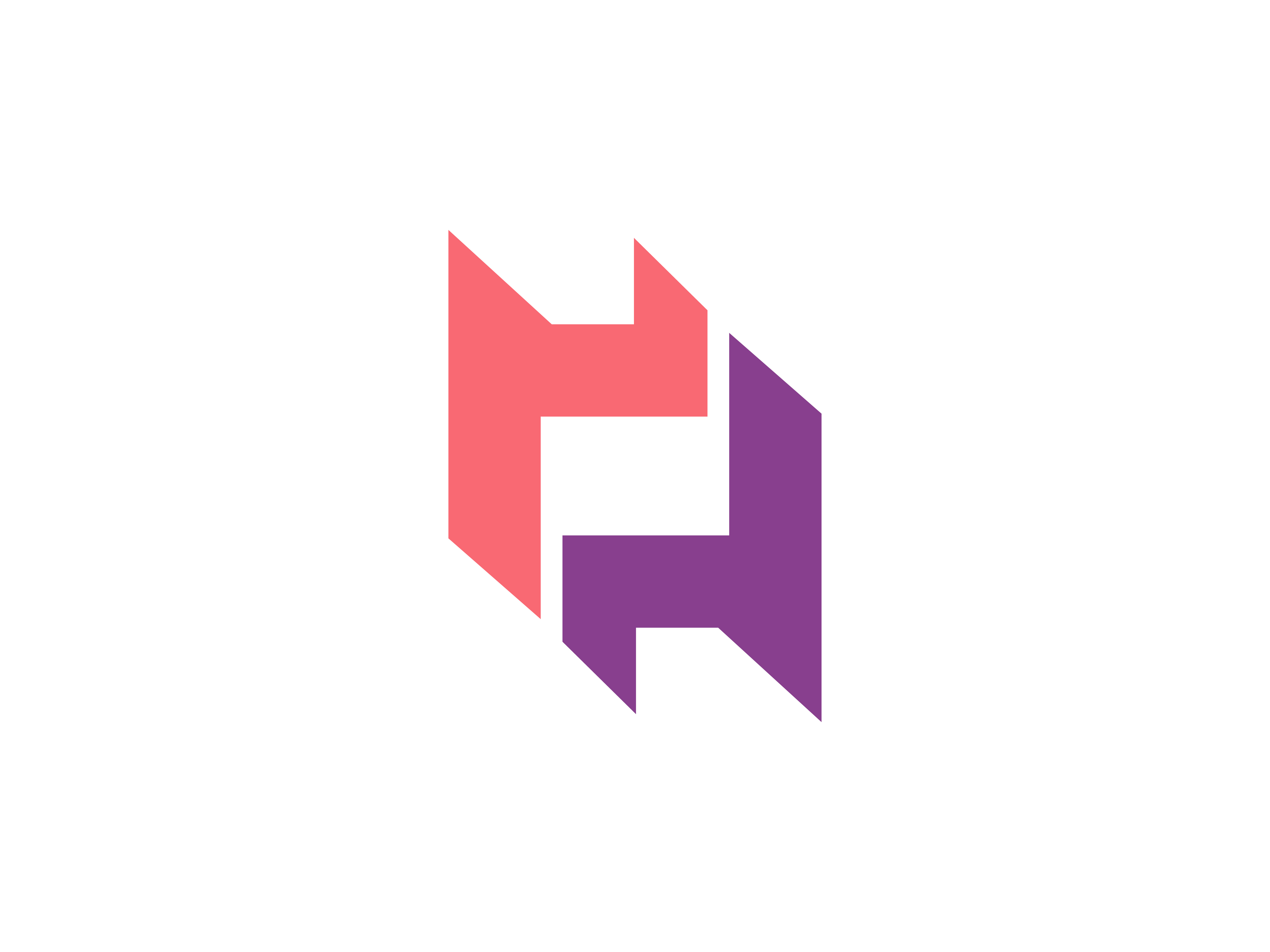 hostly-h letter logo
