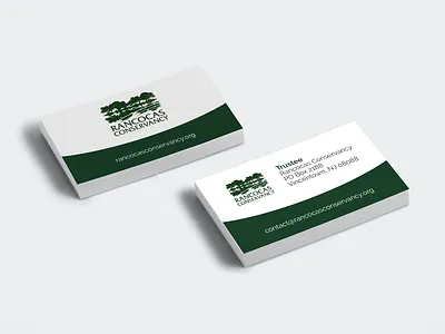Rancocas Conservancy Business Card Design adobe illustrator b branding business card business card design design graphic design mockup nonprofit print design vector