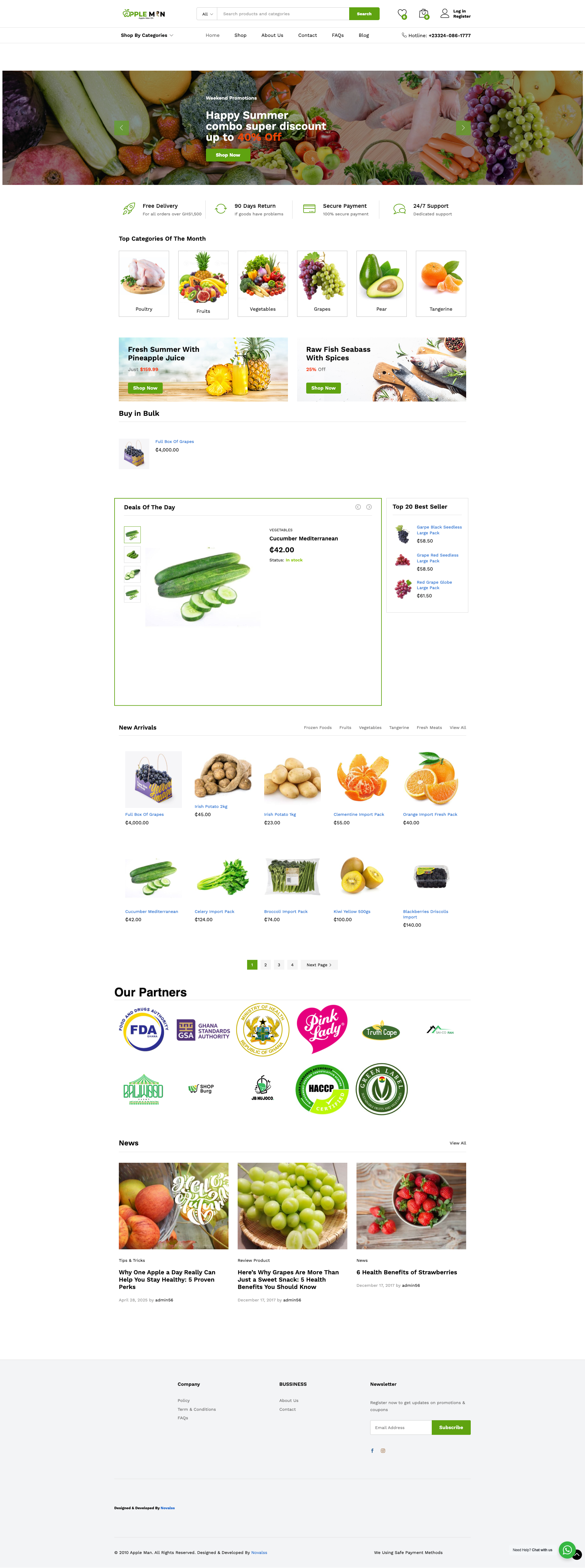 Wordpress Ecommerce Website