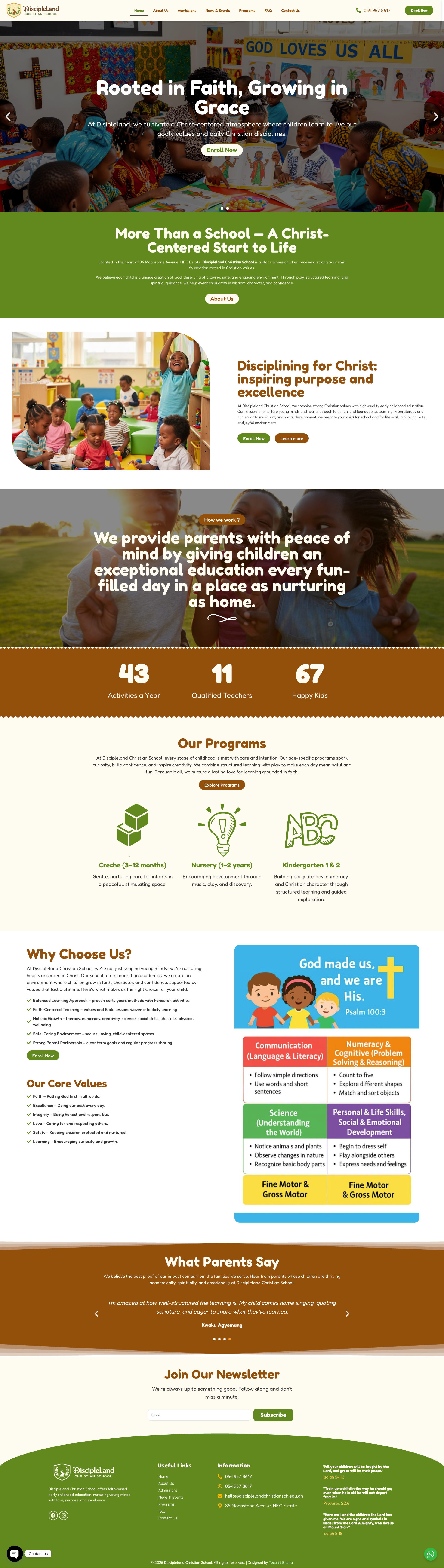 Wordpress School / Education Website