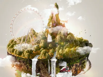 The Island Project ads photomanipulation photoshop retouch
