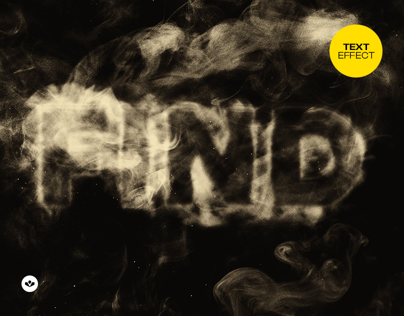 Smoke Text Effect design effect graphic design photoshop smoke solasome text texture vapor