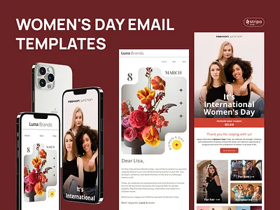 Women's Day Email Design design email email builder email campaign email design email marketing email newsletter email templates html email newsletter stripo email ux design web design