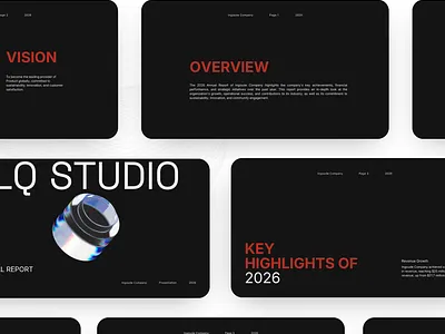 LQ STUDIO ANNUAL REPORT PRESENTATION DESIGN