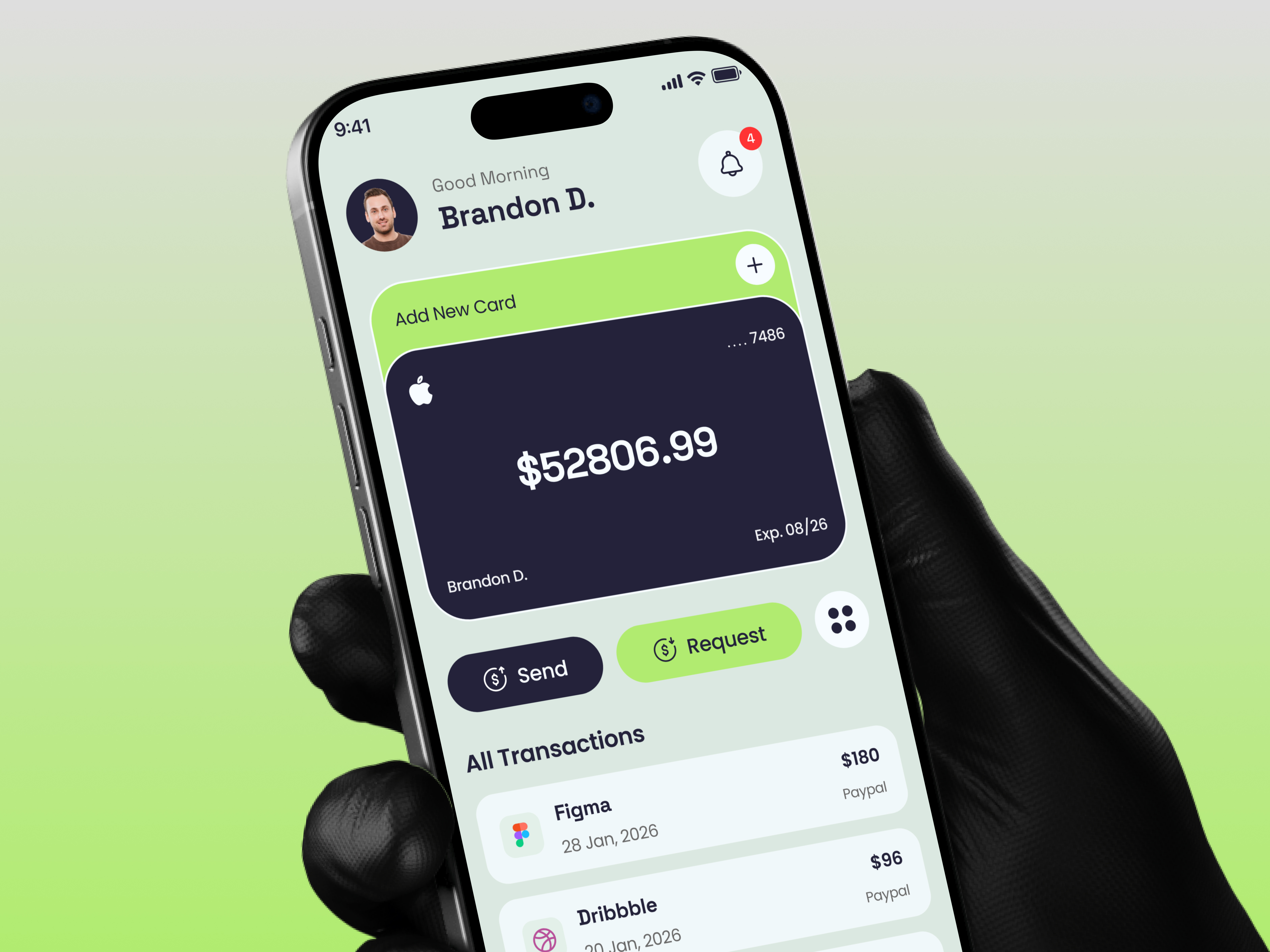 Example of Mobile App UI UX Design
