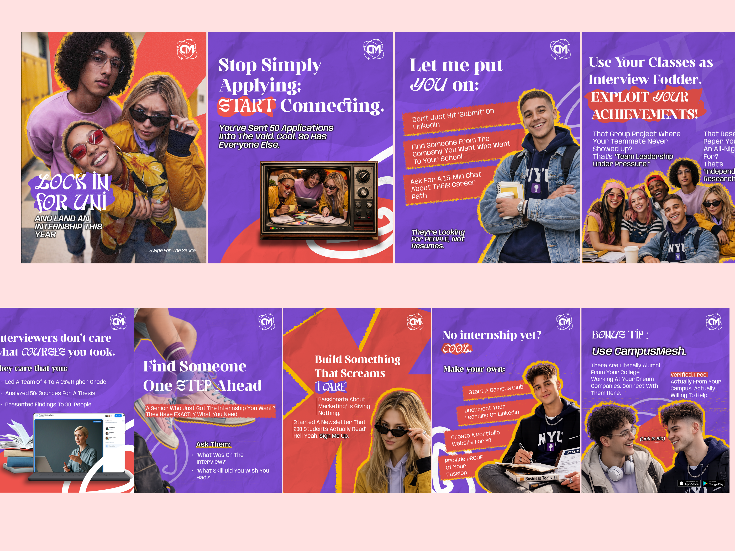 Brand Guidelines of CampusMesh branding graphic design