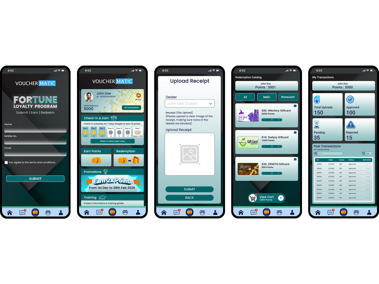 Loyalty Program branding customer engagement loyalty program ui vouchermatic