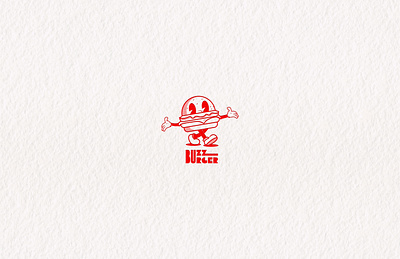 Buzz burger adobe illustrator brandidentity branding burger fast food graphic design illustration logo red retro vector vlouk