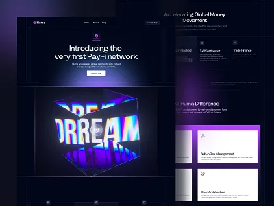 Fintech Website I Finance banking blockchain ui crypto website financial website fintech website investment landing page modern website payment app product design tech startup ui ux web design web3 design