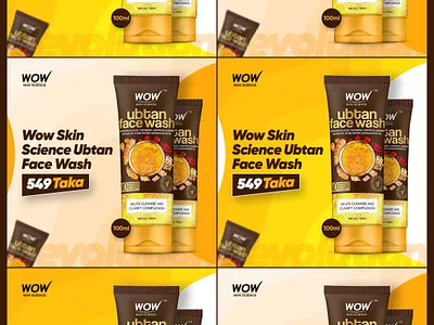 Cosmetics Social Media Post Design for Wow ad creatives banner ads banner design design facebook ads instagram instagram ads instagram banner instagram post instagram stories landing page meta ads social media social media banner social media design social media pack social media post social media templates web design