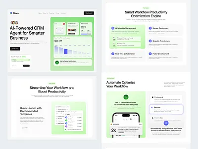Saas Landing Page interface product saas service startup ui ux web