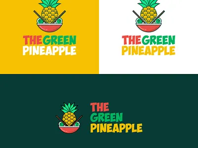 The Green Pineapple Logo