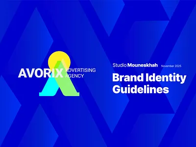 Brand Identity Guidelines AVORIX brand idenity branding