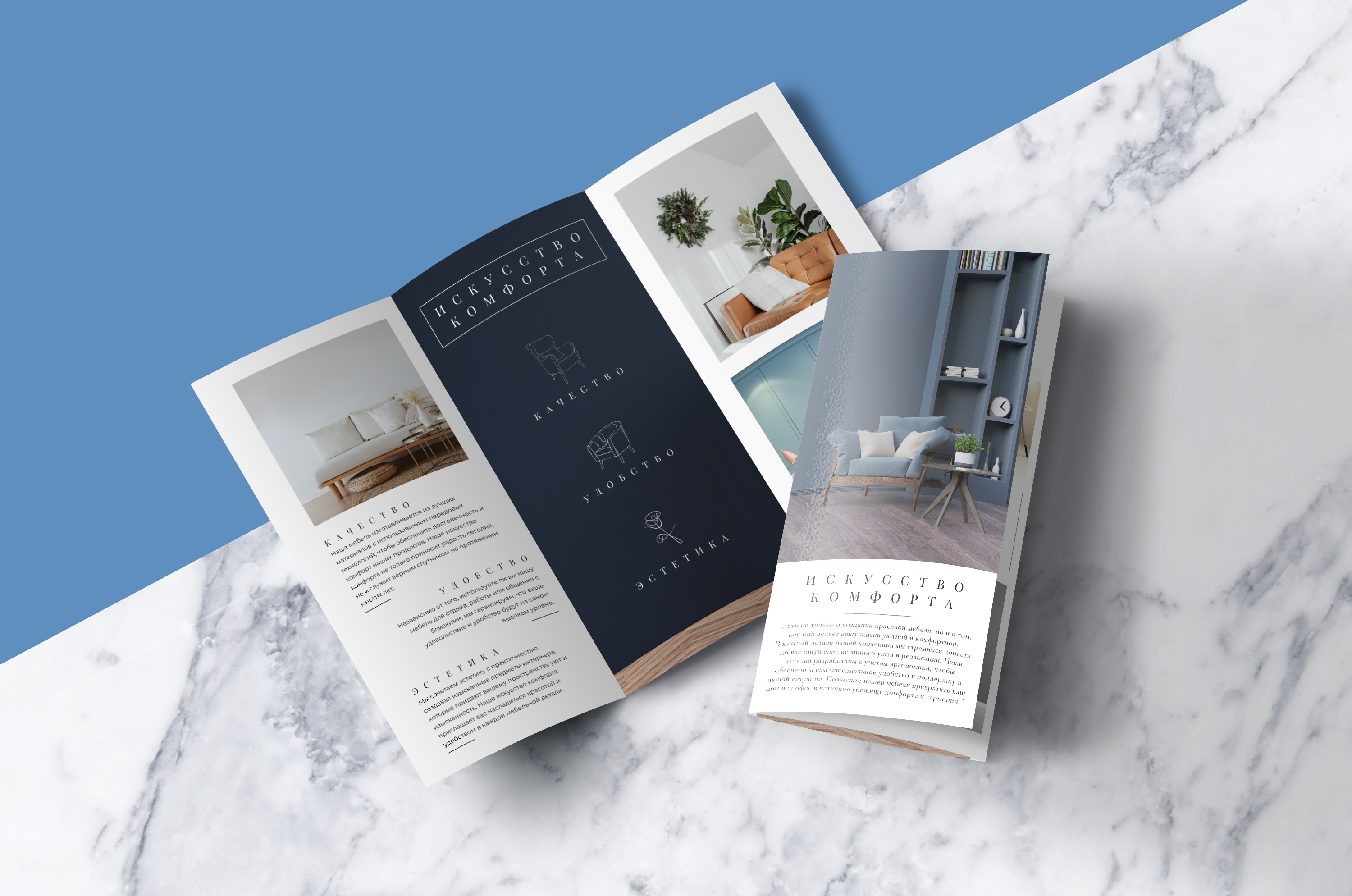 Example of Print Ready Trifold Brochure Design