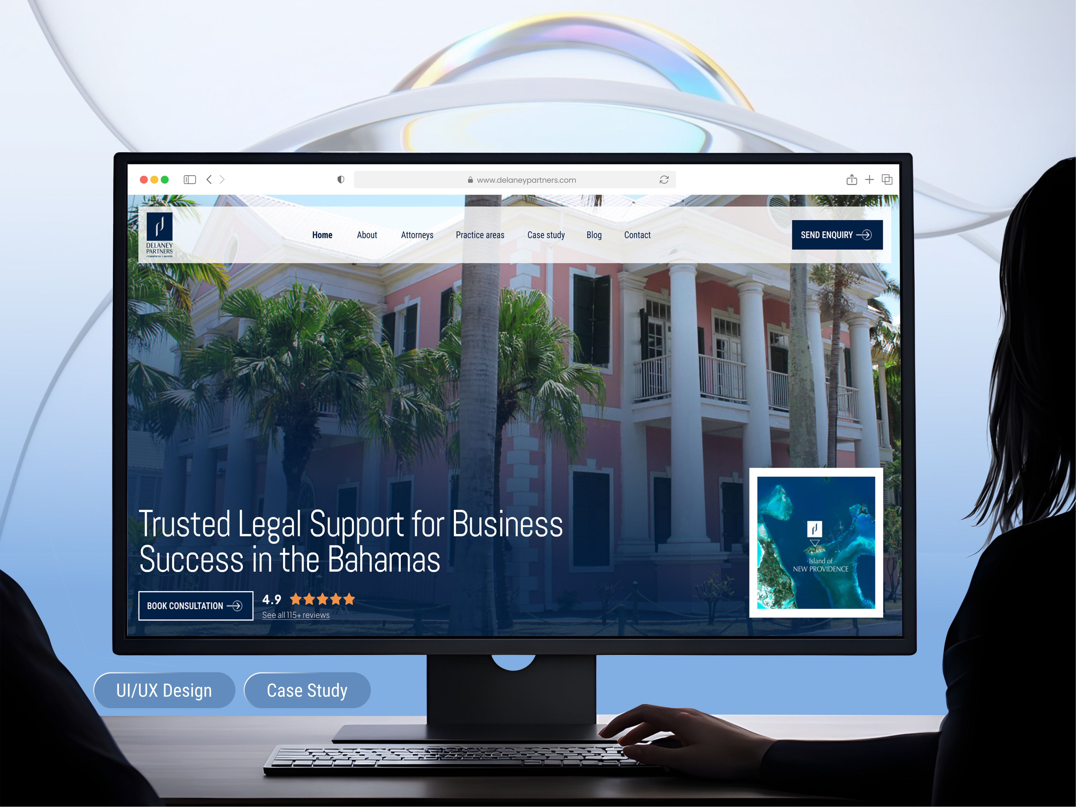 Law Firm Website - Case Study Design attorney business website case study case study design commercial website consultation consulting website corporate website interface landing page law firm lawyer legal adviser legal website service website ui ux ux case study web design website