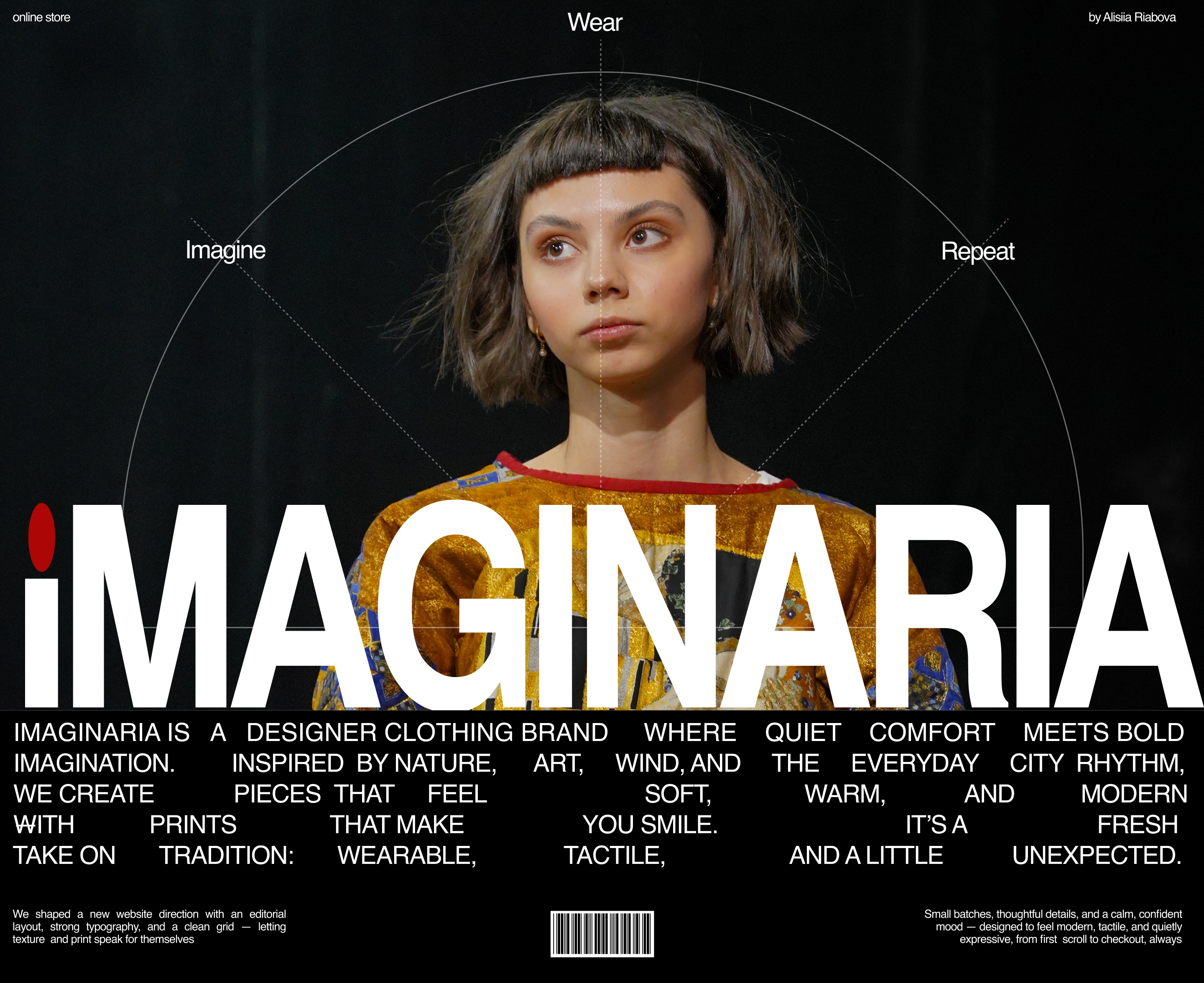 IMAGINARIA — website design project