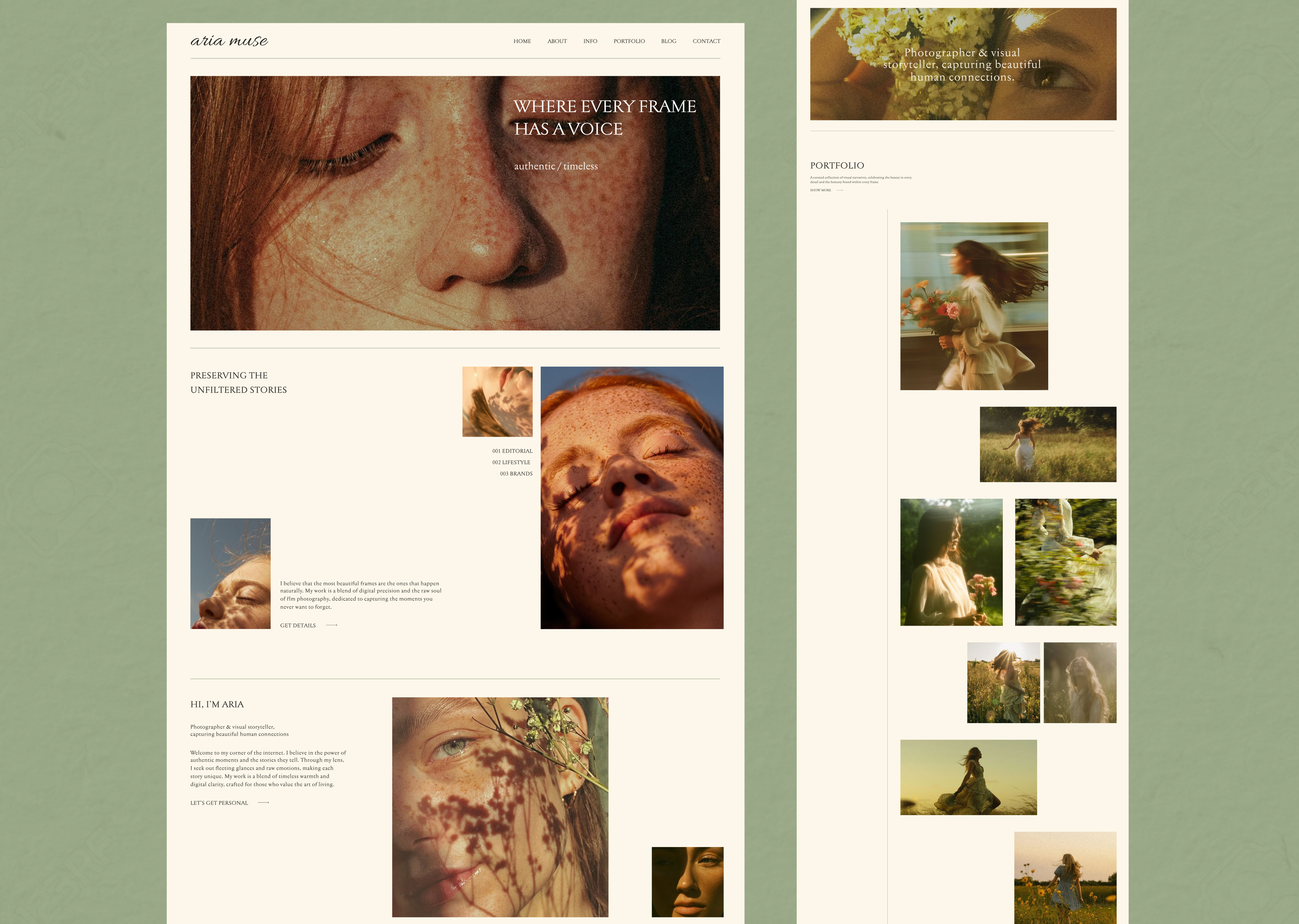 Example of Landing Page & Website UI Design