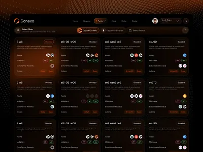 DeFi EVM Blockchain Dashboard blockchain crypto defi defi uiux evm evm blockchain trading dashboard trading ui web design