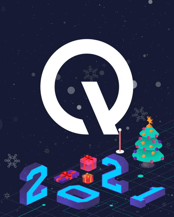 Happy Holidays animation card graphic design holiday isometric motion graphics winter