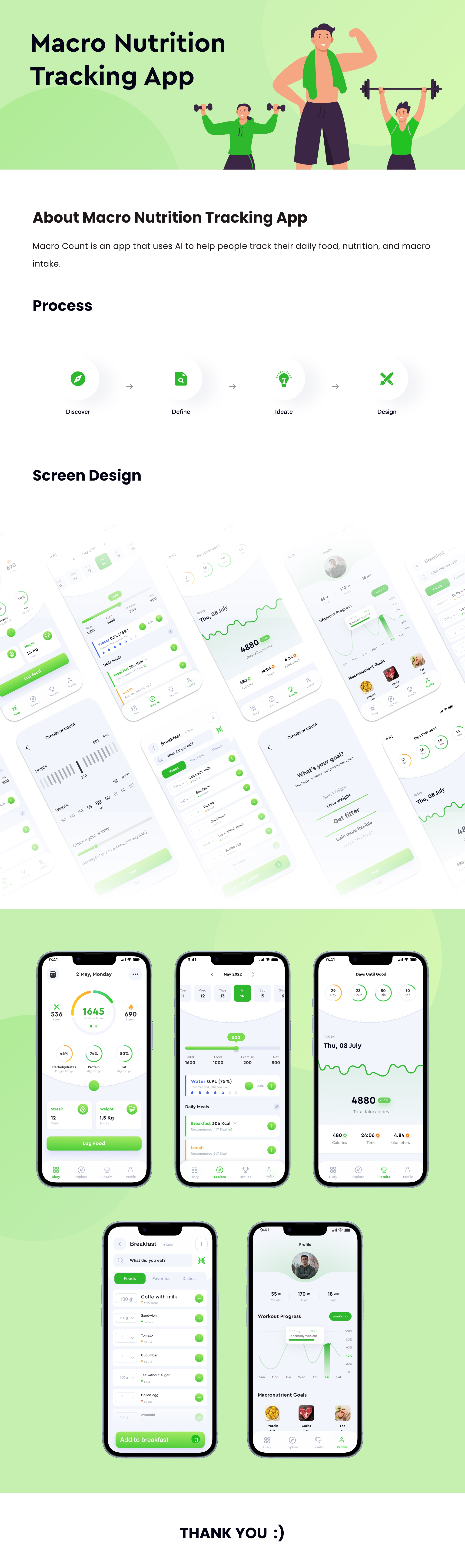 Designing a nutritional app from beginning to end branding design graphic design illustration logo minimal typography ui ux vector