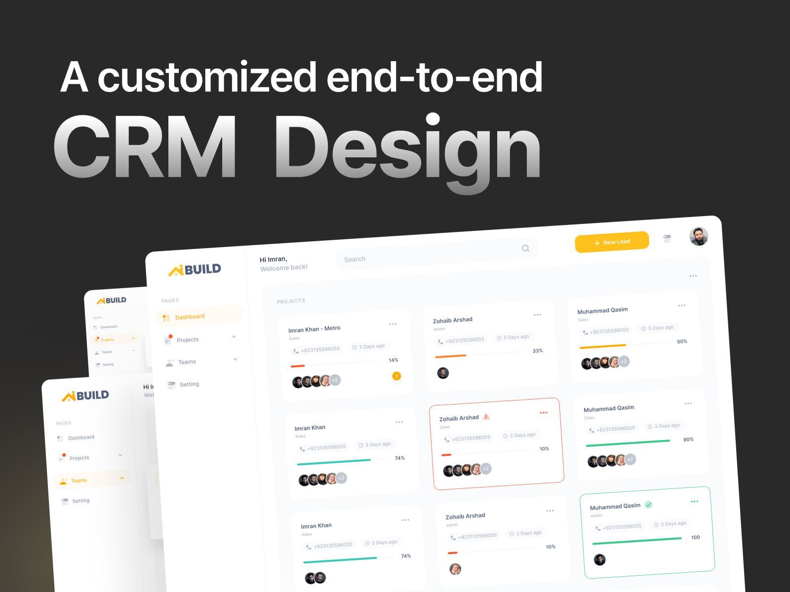 iBuild CRM – Real Estate & Construction UI/UX Design b2bdesign branding clean interface conversion optimization crm dashboard crmdesign crmsystem dashboard ui enterprisesoftware project management real estate dashboard saas design saas platform saasinterface uiux userexperience uxcasestudy uxprocess web app interface workflowmanagement