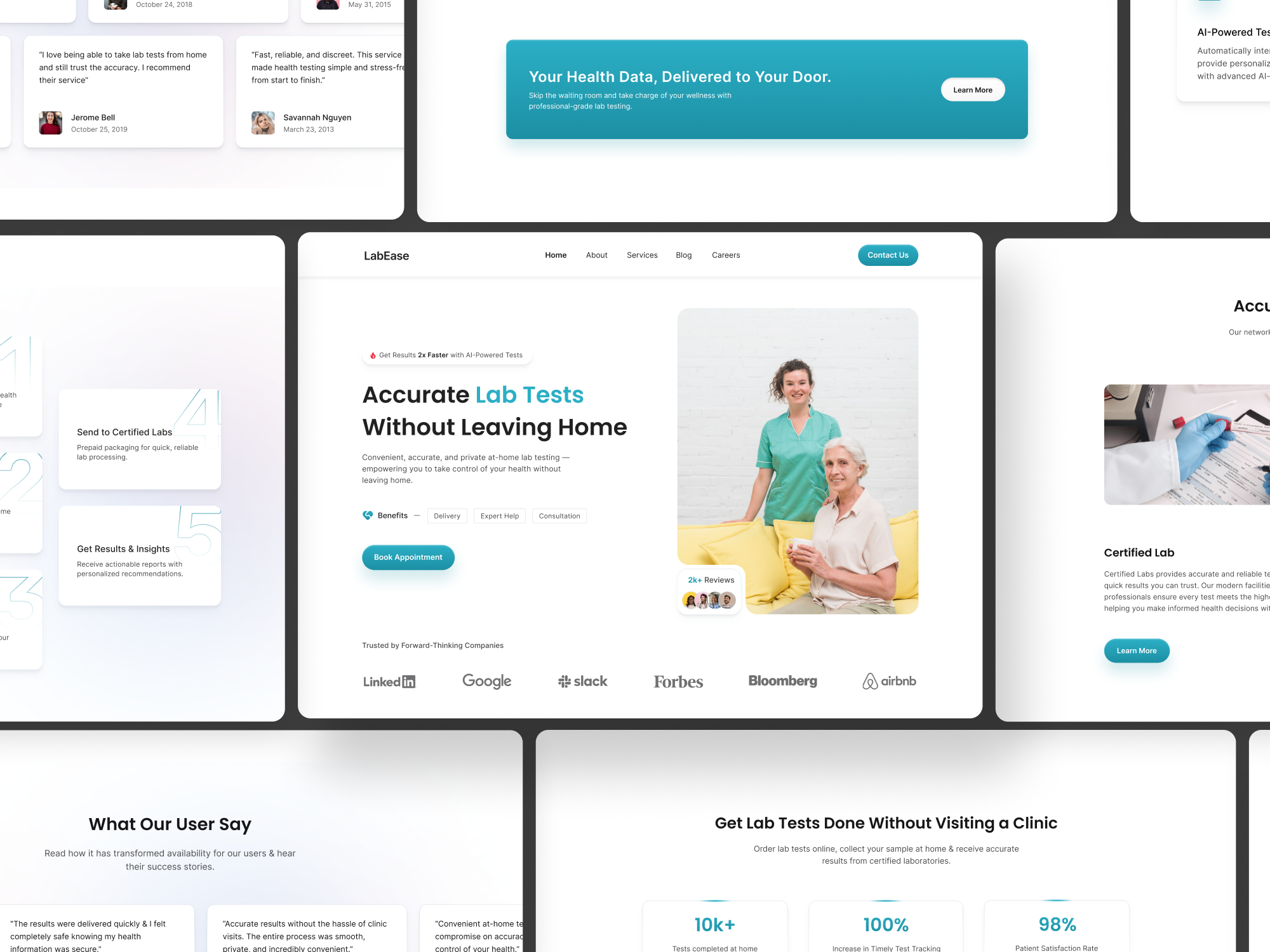 LabEase — At-Home Lab Testing Website