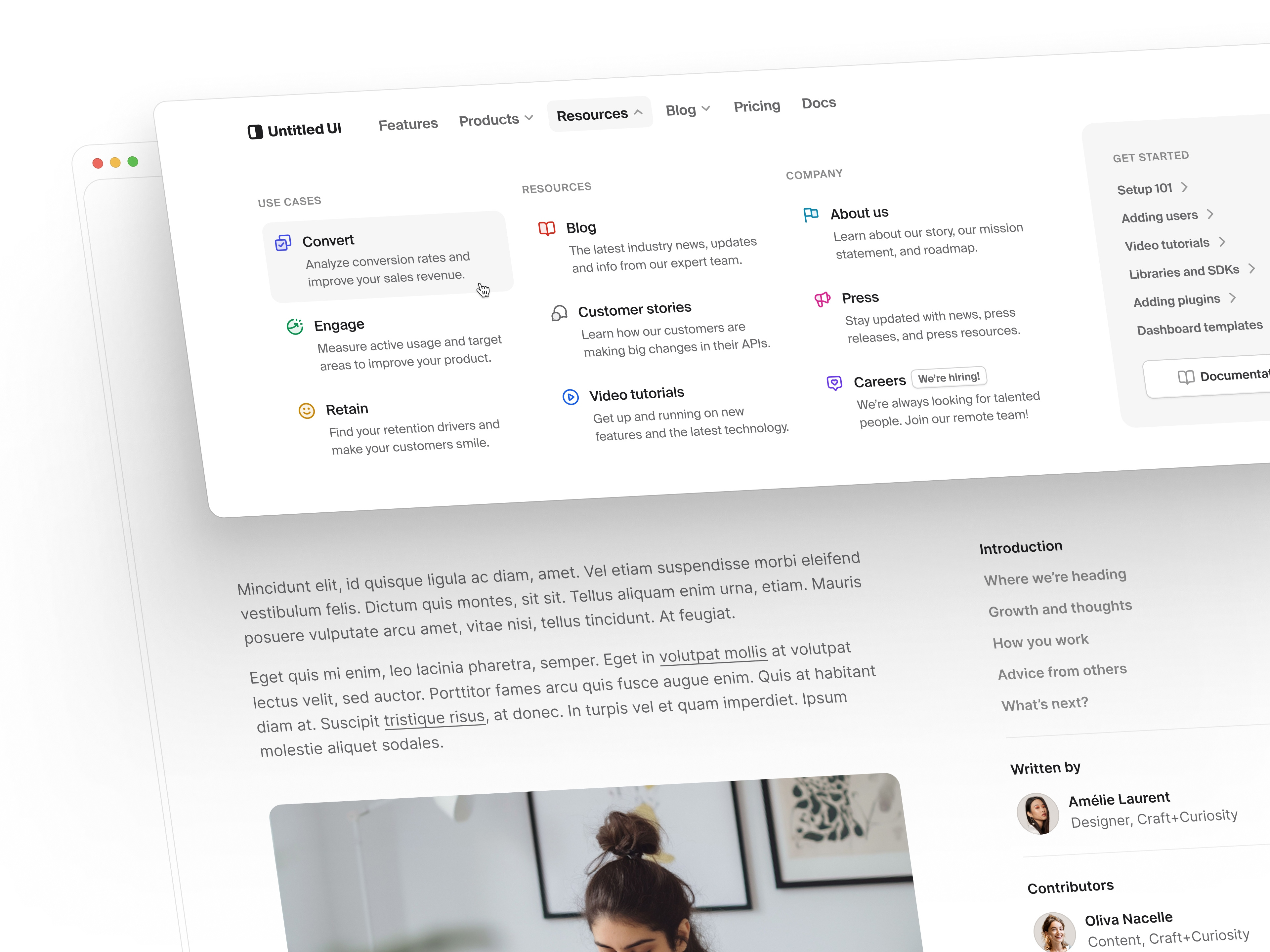 Simple nav — Untitled UI