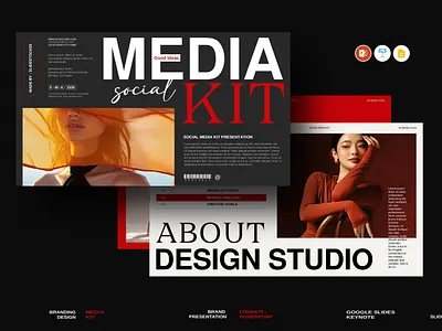 Media Kit Template brand designer brand guidelines brand kit brand presentation brand strategy feminine kit media media kit press kit project management project presentation project proposal social social kit strategy studio stylish template strategy
