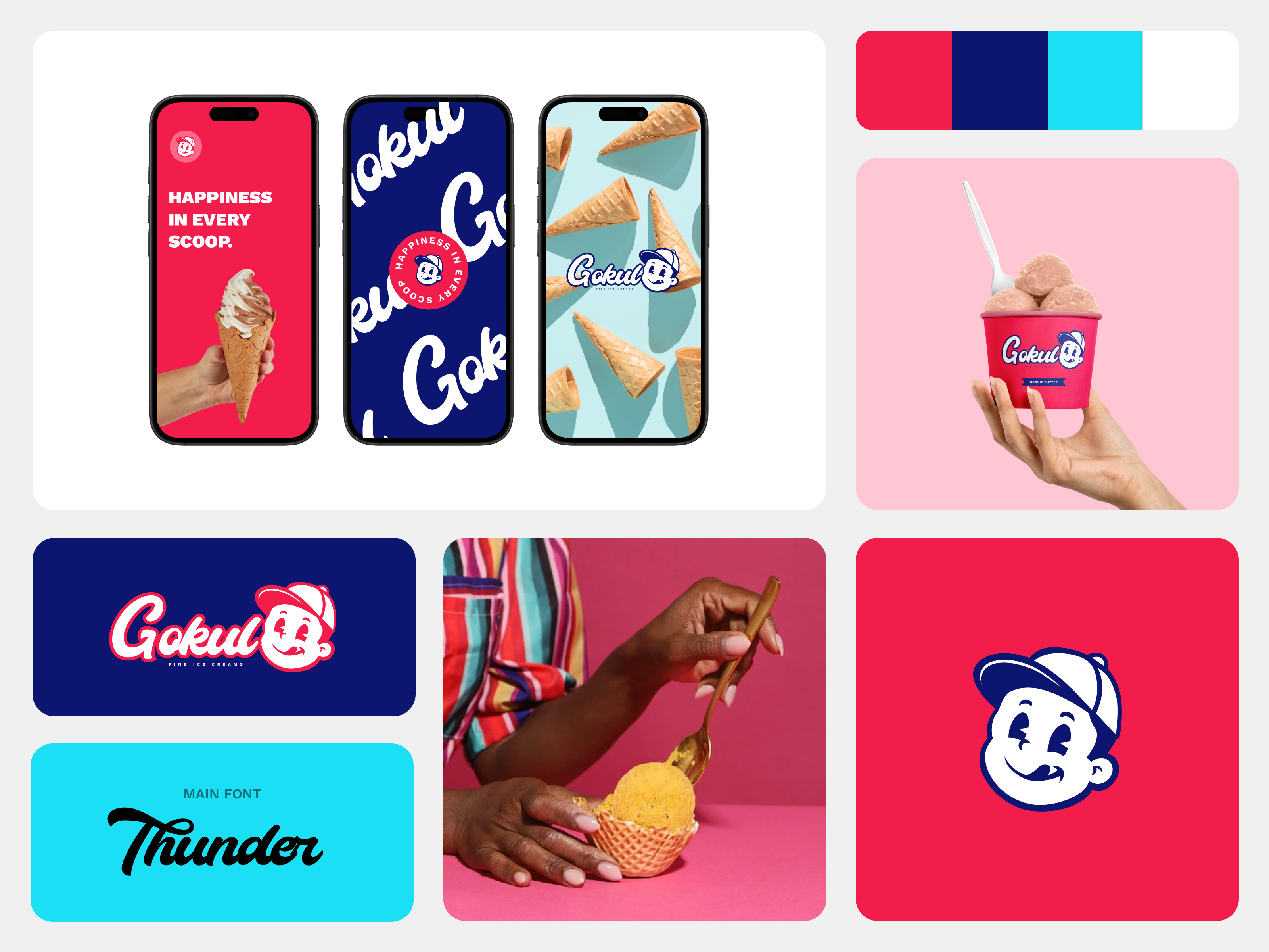 Ice cream branding - Gokul