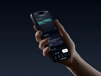 Couples Analytics - Relationship App ai categories dark theme facilitator feedback invite list view message mobile app partner product design relationship share slider ui