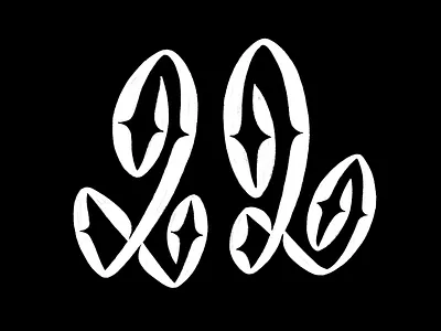 22 - February 2026 2 22 font design handdrawn lettering number numeral procreate typography