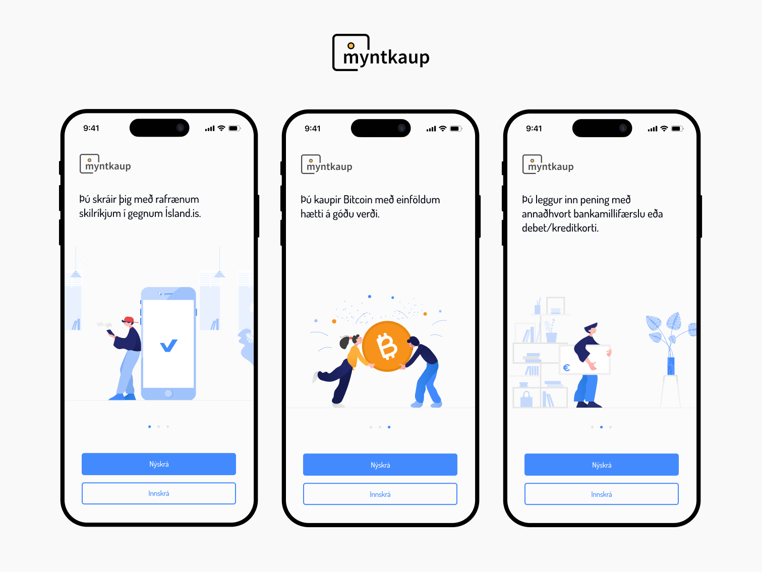 Myntkaup | Sign in / Sign up