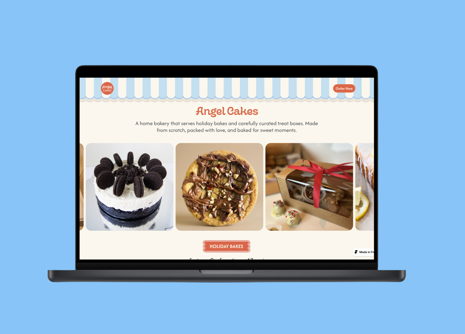 Angel Cakes Website