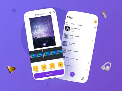 Audio & Video Converter | Mobile app app audio converter design mobile app mobile ui ui ux video converter