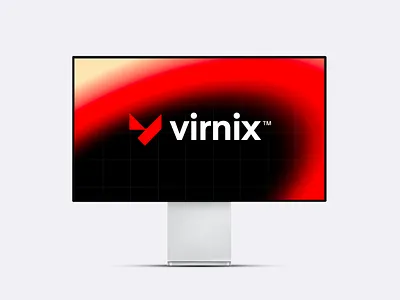 Virnix Logo Design bold brand design brand guidelines brand identity brand system brand visual identity branding clean hosting icon logo logo design logo wordmark logotype minimal modern symbol tech visual identity vps