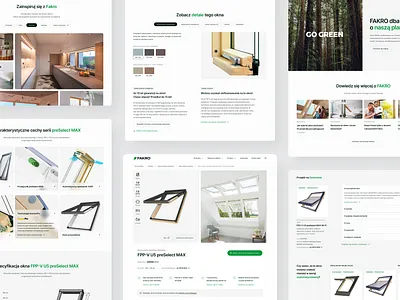 FAKRO - Product Page clean graphic design modern product redesign ui ux web website