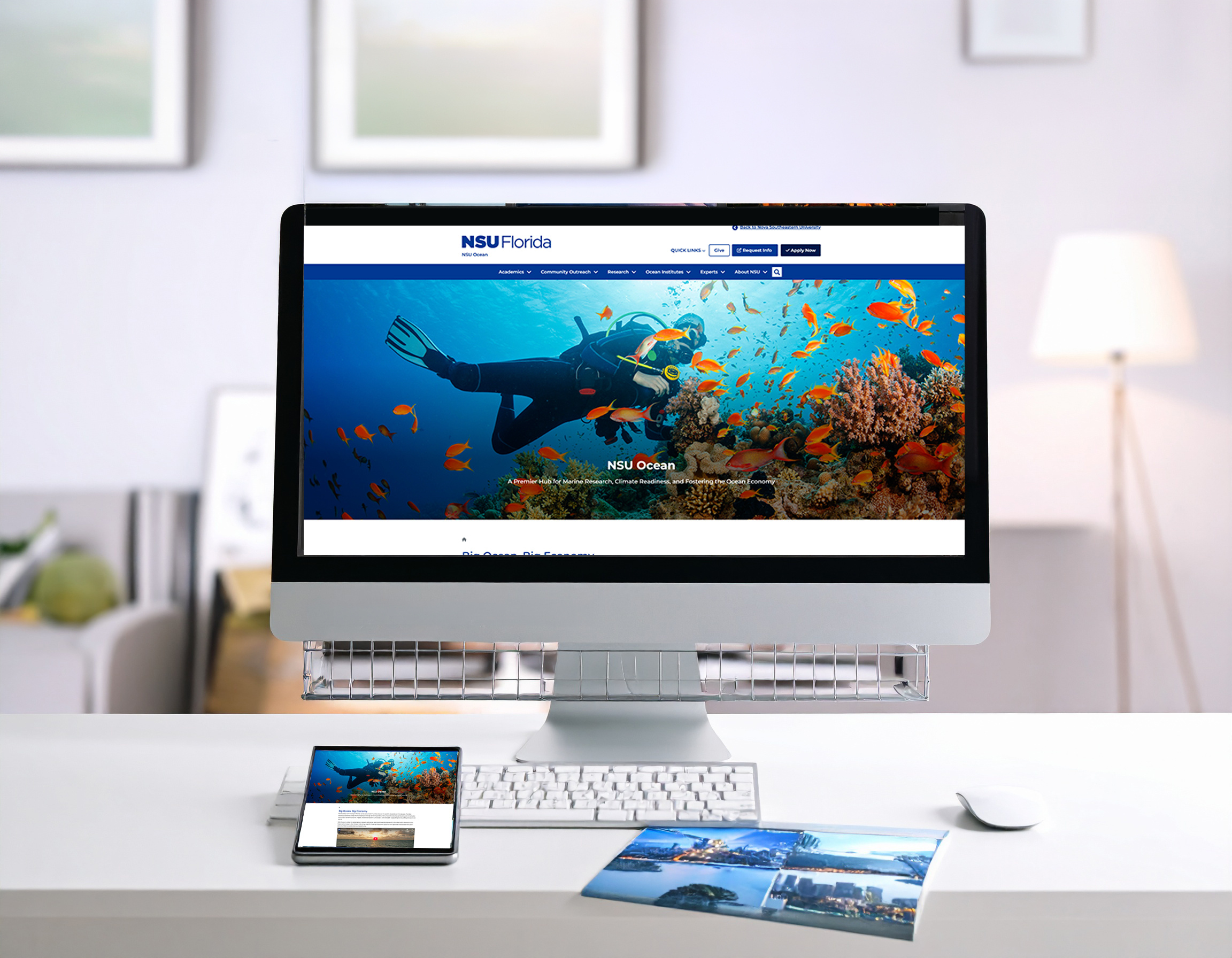 Nova Southeastern University - Website Migration - Redesign graphic design nsu website migration website design
