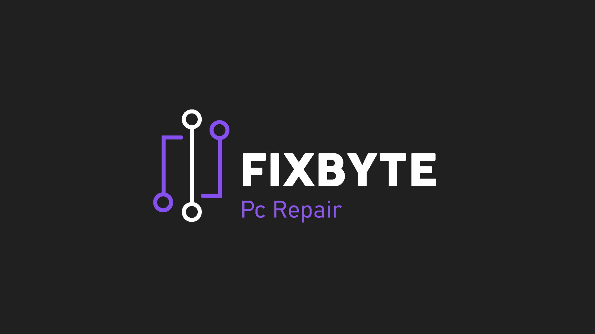 FIXBYTE PC Repair - Brand Identity