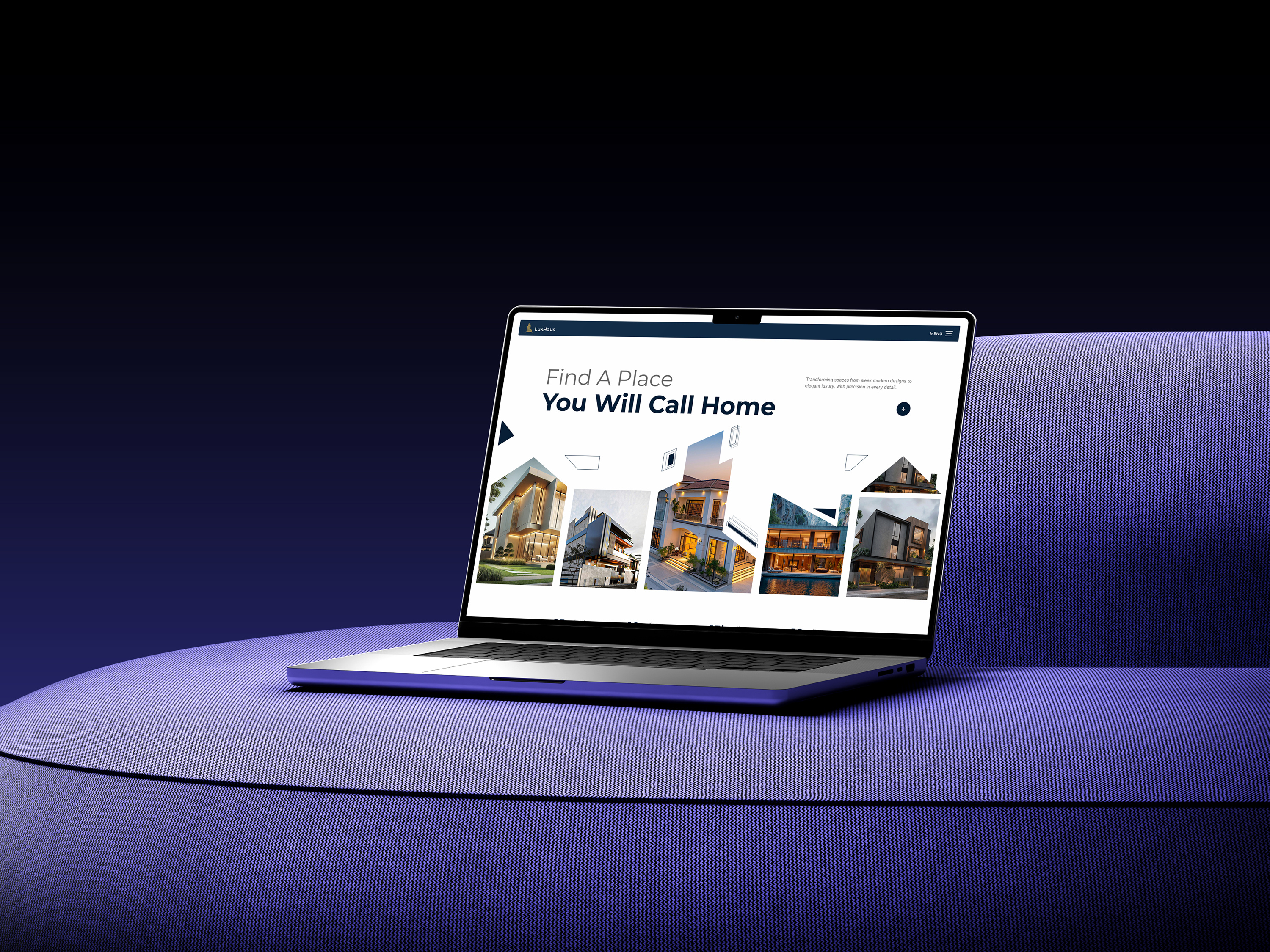 Example of Agency Portfolio Website UI/UX Design