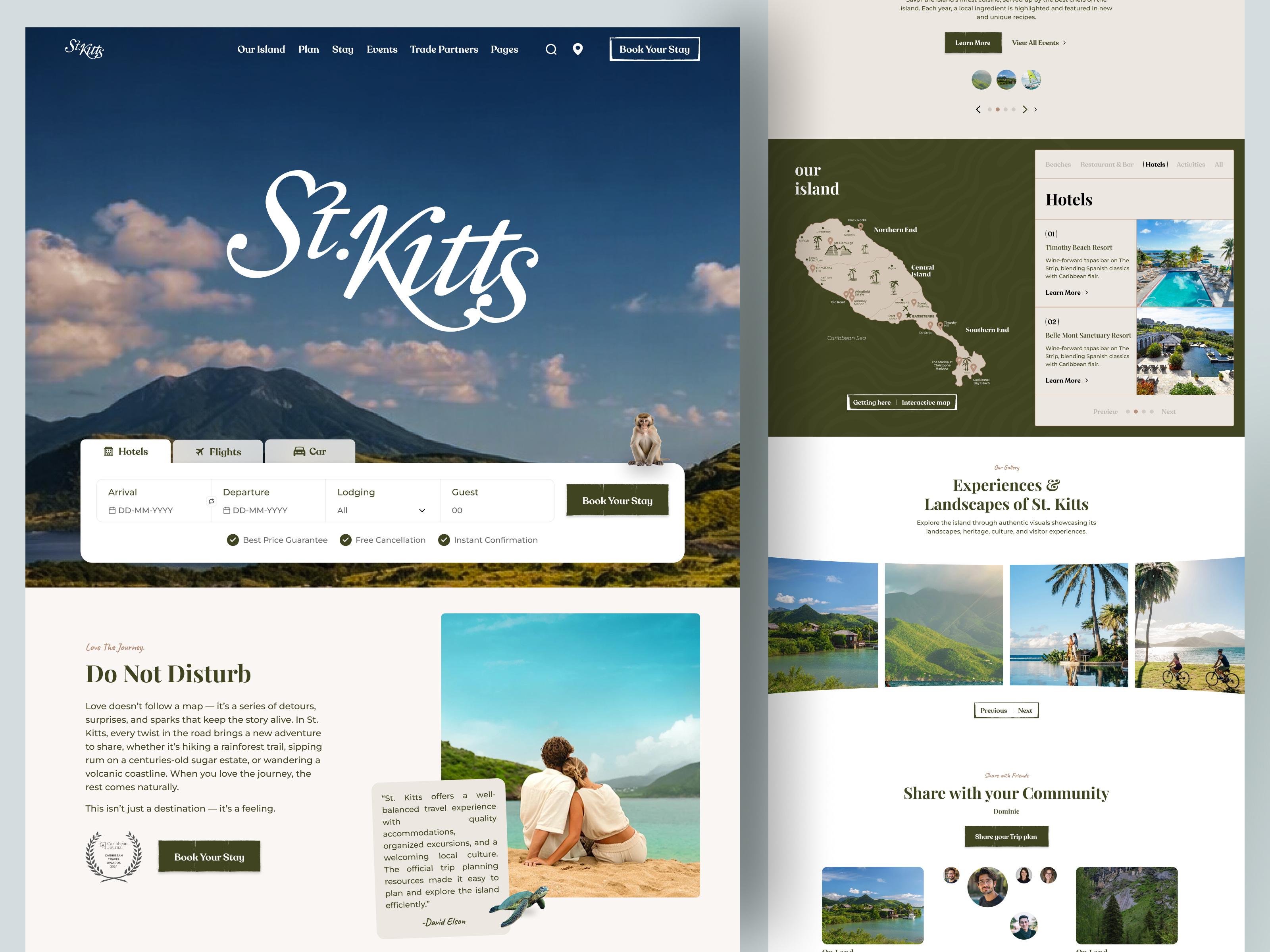 Tours and Travel Booking website UI UX Design. figma ui ux design website