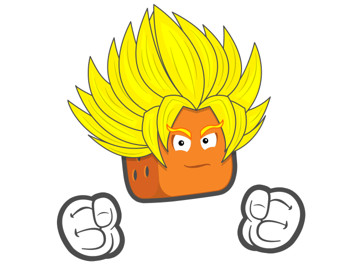 2d Character Animation - Dice Duel 2d 2d animation animation character character design dice game digital art fx game game art goku illustration mobile game noai power son goku super power vector vector art vector character