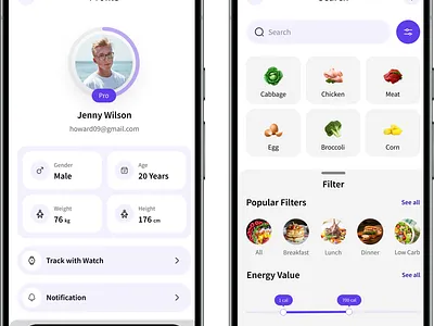 Health & Nutrition Mobile App