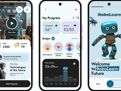 RoboLearn E-Learning Platform