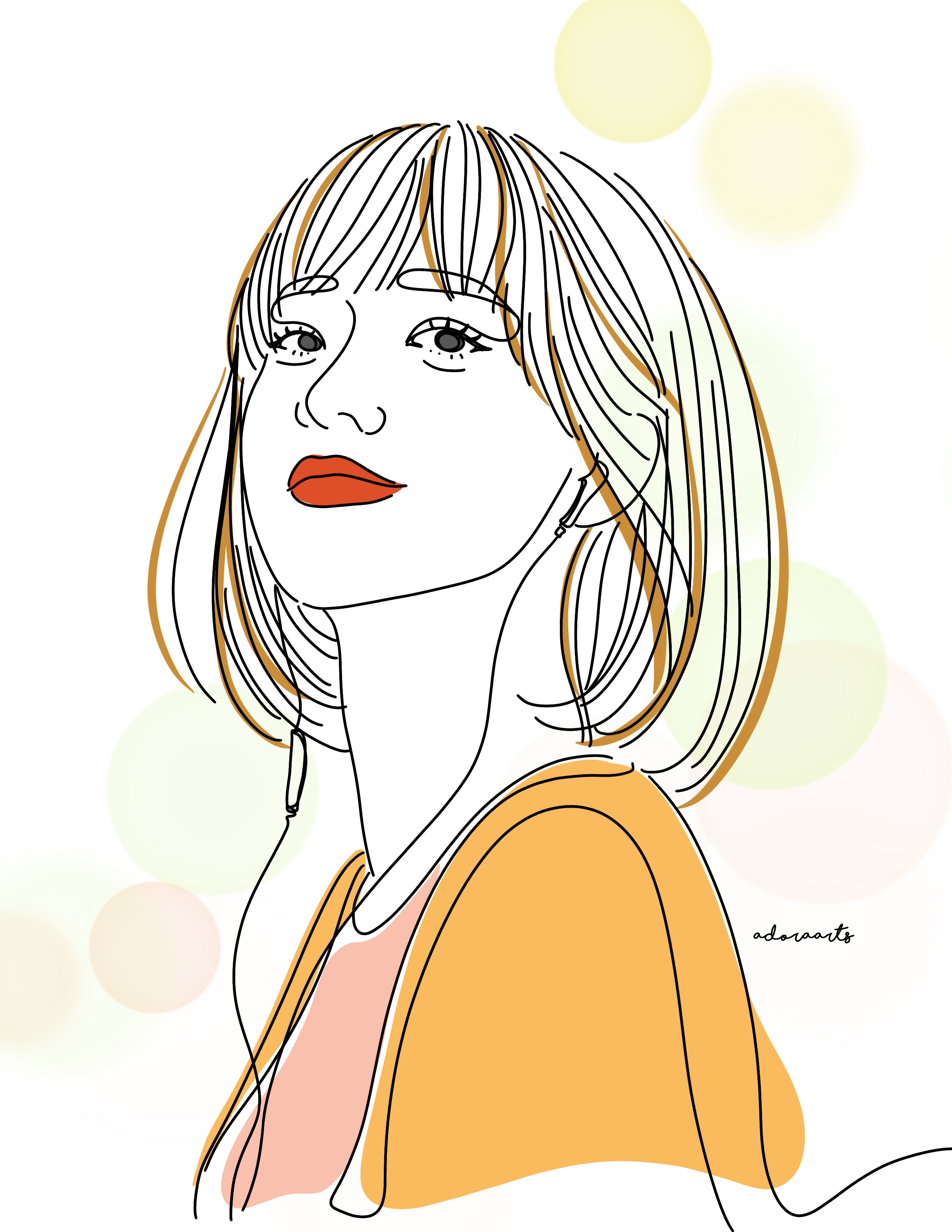 Example of Minimalist Line Art Illustration 