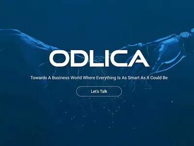 Landing Page Hero | Header - Where Humans Meet AI ai animation company futuristic header hero intelligence motion graphics robot smart tech ui