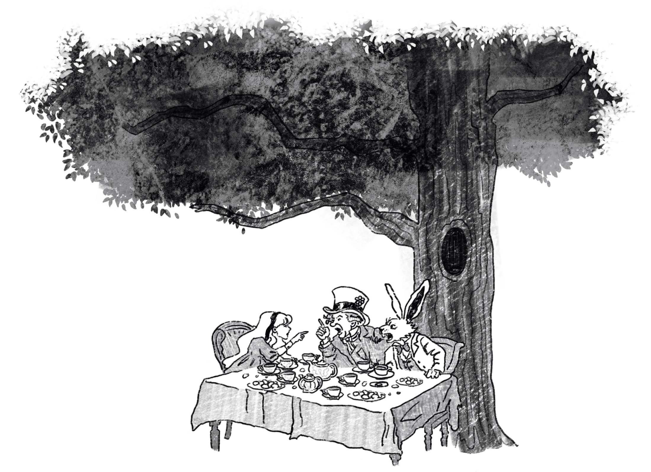 Illustration: "Alice in Wonderland" Project digital illustration procreate