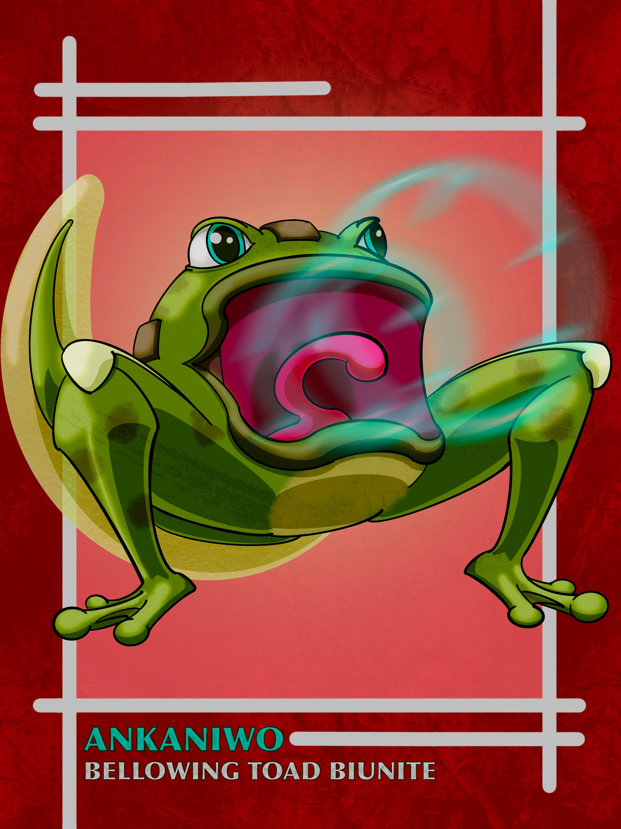 Ankaniwo comic creature drawing illustration procreate sound superheroes