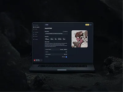 Bee wallet - NFT assets bitcoin chart collectibles collection crypto cryptocurrency defi desktop earn ethereum finance fintech graph loan nft receive renua stake wallet