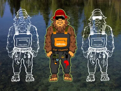 Yakoda® Sasquatch Illustration figma graphic design illustration vector